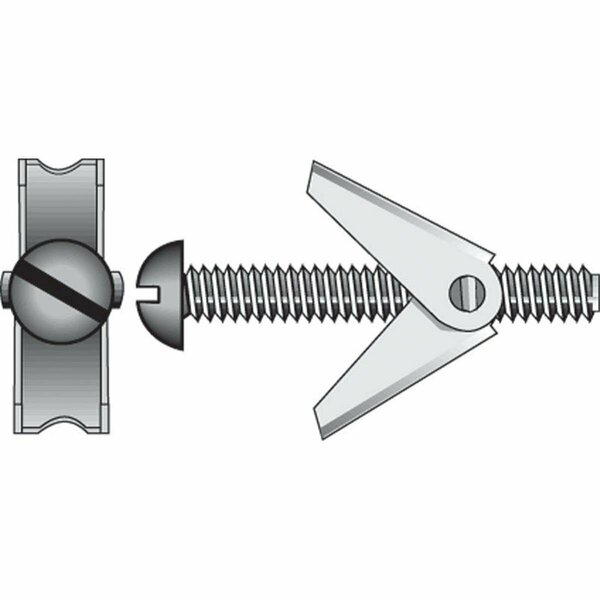 Aceds 5333687 0.13 x 4 in. Toggle Bolt, 12PK 7395577